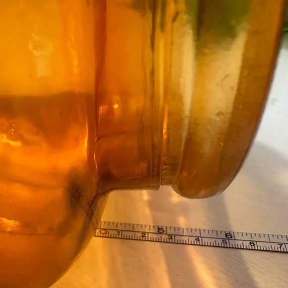 Set of Three Colorful Glass Jars with Wooden Lids - Picture 6 of 16